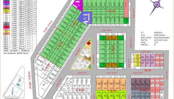 NOVAYAP Modern Sanayi Sitesi Planı